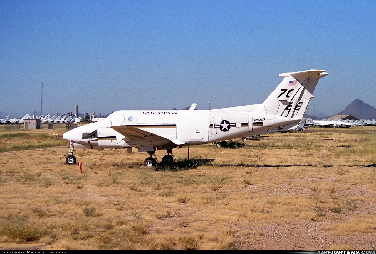 USA - Navy Beech UC-12B Huron (Super King Air B200) 161186 at Tucson - Davis-Monthan AFB (DMA / KDMA), USA