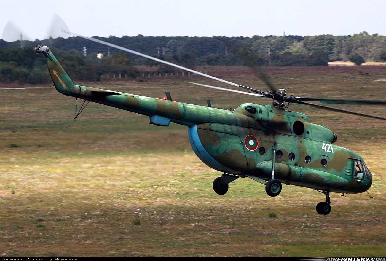 Bulgaria - Air Force Mil Mi-17 421 at Balchik (LBWB), Bulgaria
