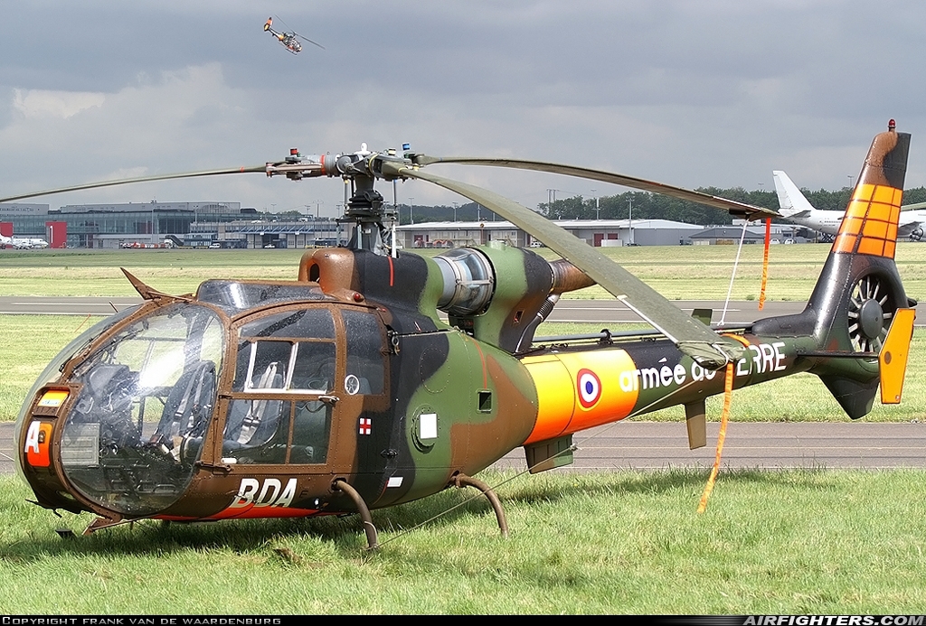 France - Air Force Aerospatiale SA-341F Gazelle 1175 / BDA at Liege (- Bierset) (LGG / EBLG), Belgium