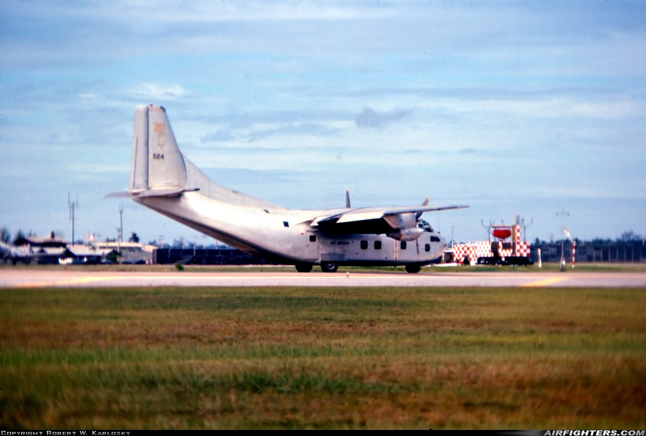USA - Government Fairchild C-123K Provider 55-4524 at Udon Thani (UTH / VTUD), Thailand