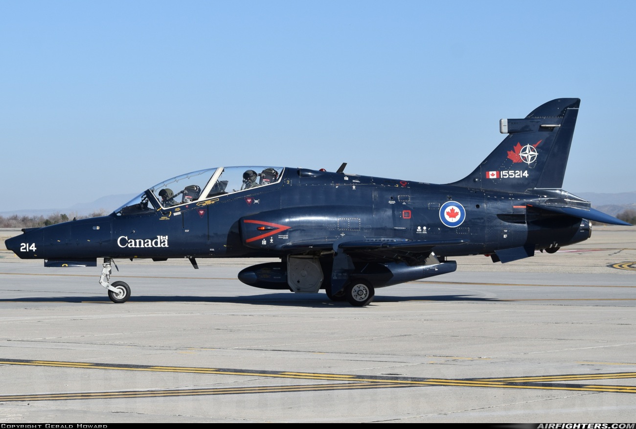 Canada - Air Force BAE Systems CT-155 Hawk (Hawk Mk.115) 155214 at Boise - Air Terminal / Gowen Field (Municipal) (BOI / KBOI), USA