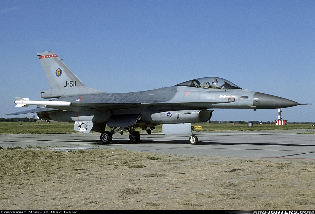 Netherlands - Air Force General Dynamics F-16AM Fighting Falcon J-511 at Berlin - Schonefeld (SXF / EDDB), Germany