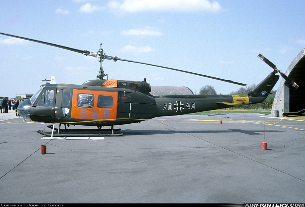 Germany - Air Force Bell UH-1D Iroquois (205) 70+46 at Wittmundhafen (Wittmund) (ETNT), Germany