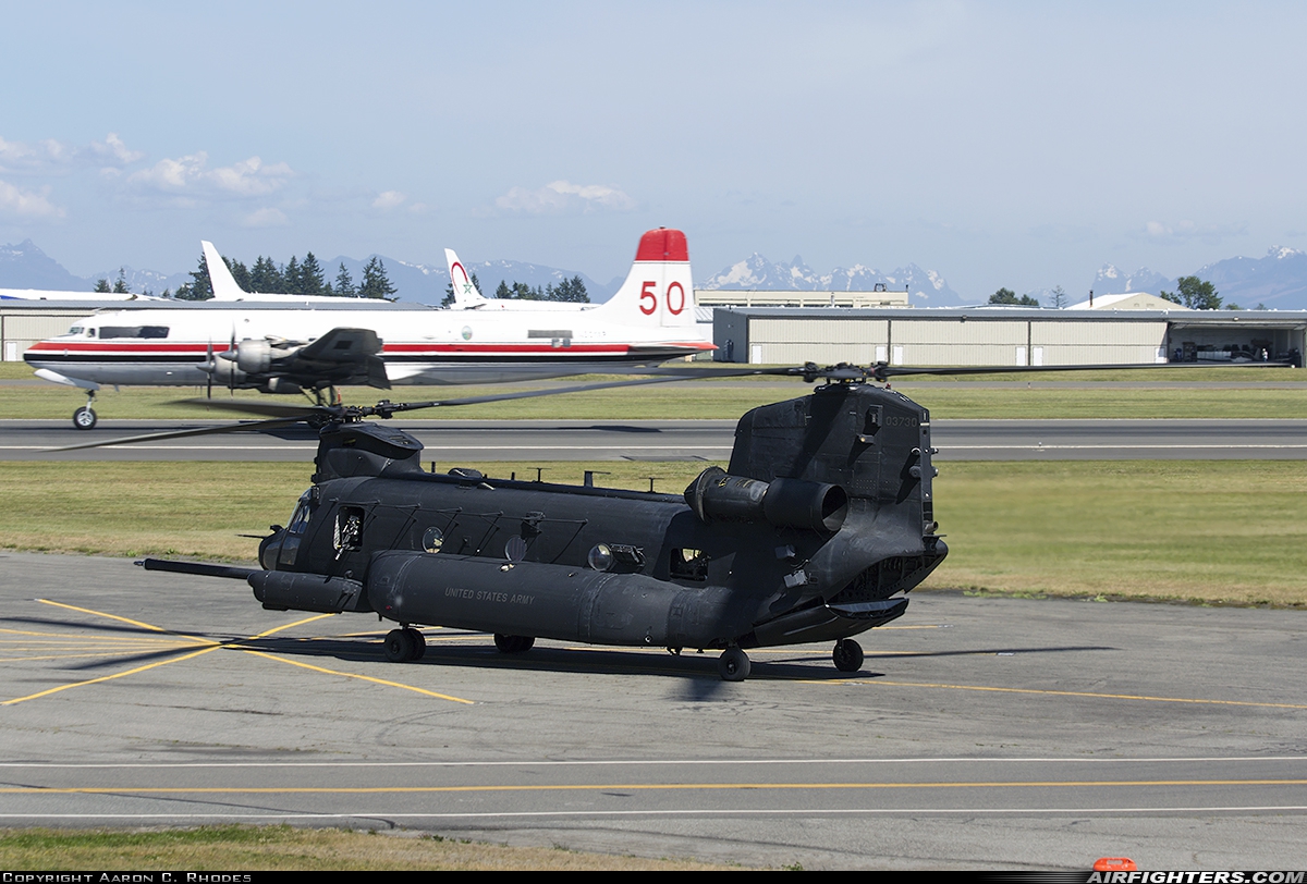 USA - Army Boeing Vertol MH-47G Chinook 03-03730 at Everett - Snohomish County / Paine Field (PAE / KPAE), USA