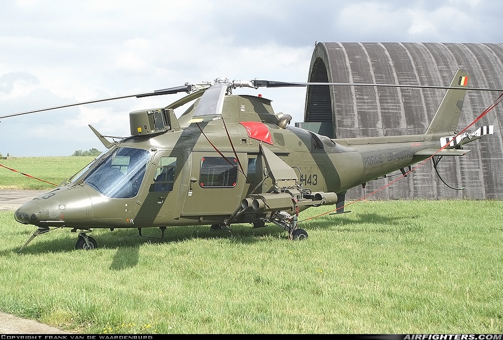 Belgium - Air Force Agusta A-109HO (A-109BA) H43 at Liege (- Bierset) (LGG / EBLG), Belgium