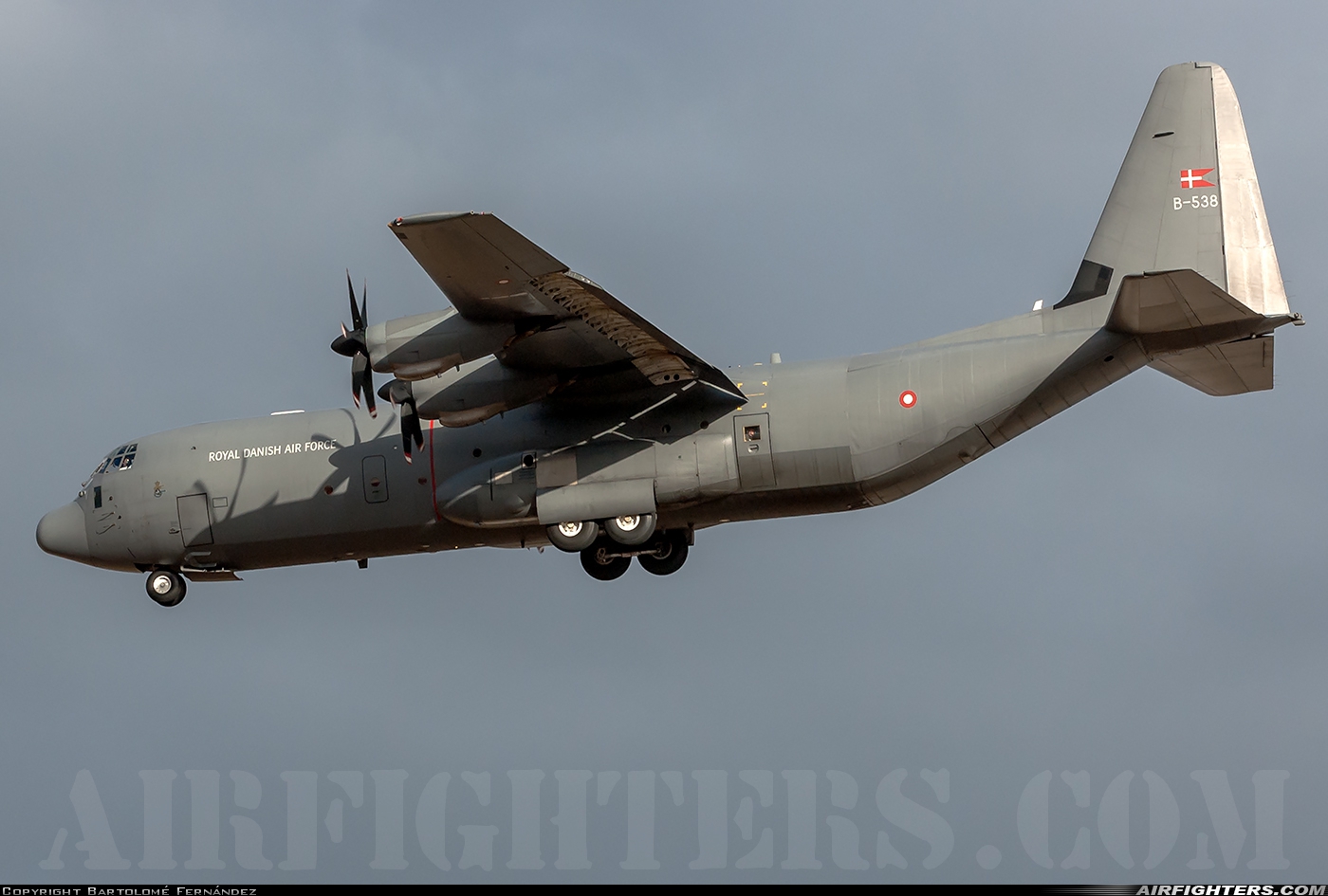 Denmark - Air Force Lockheed Martin C-130J-30 Hercules (L-382) B-538 at Gran Canaria (- Las Palmas / Gando) (LPA / GCLP), Spain