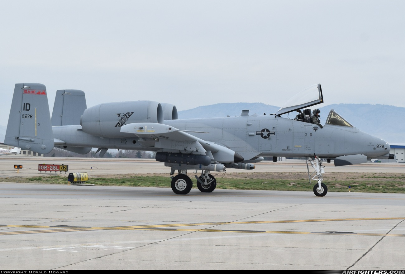 USA - Air Force Fairchild A-10C Thunderbolt II 80-0276 at Boise - Air Terminal / Gowen Field (Municipal) (BOI / KBOI), USA