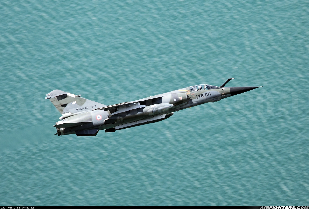 France - Air Force Dassault Mirage F1CR 645 at Chambery / Aix-les-Bains - Voglans (CMF / LFLB), France