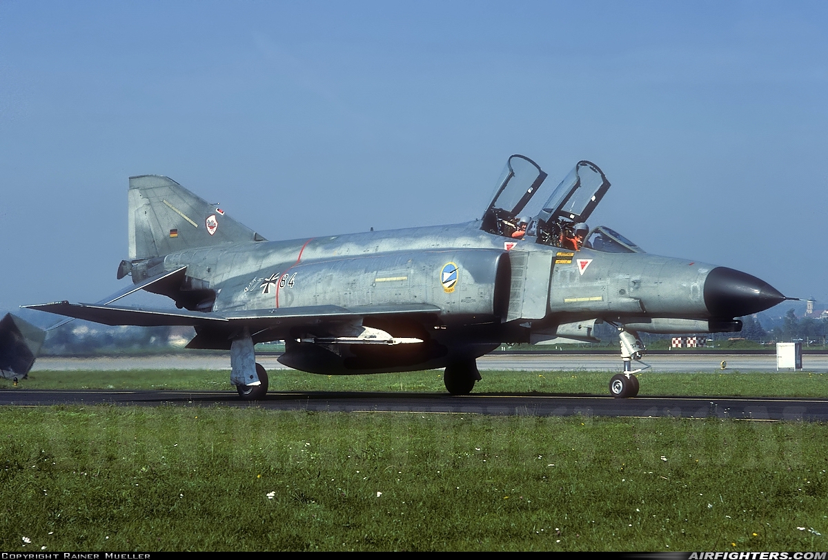 Germany - Air Force McDonnell Douglas F-4F Phantom II 37+84 at Neuburg - Zell (ETSN), Germany