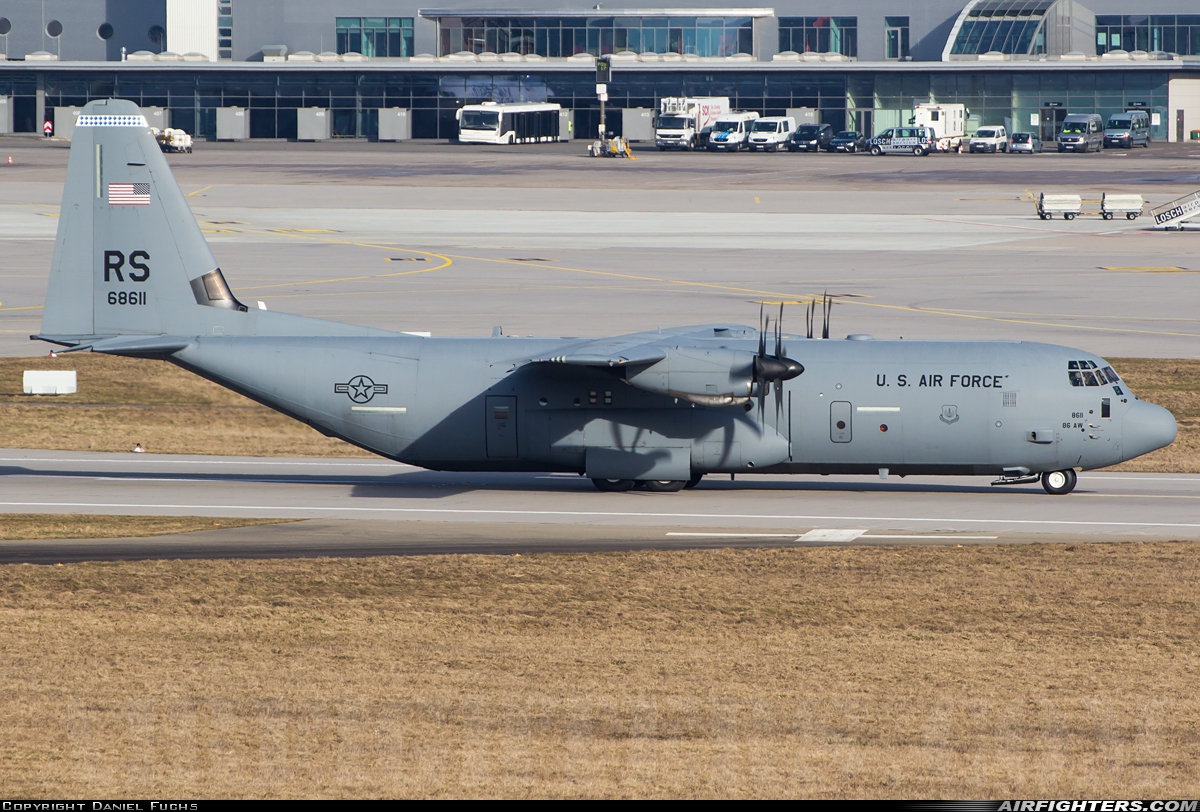 USA - Air Force Lockheed Martin C-130J-30 Hercules (L-382) 06-8611 at Stuttgart (- Echterdingen) (STR / EDDS), Germany