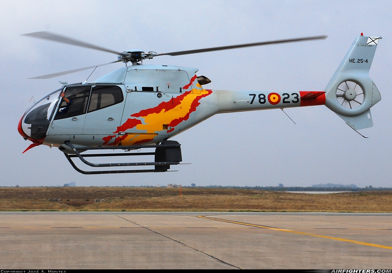 Spain - Air Force Eurocopter EC-120B Colibri HE.25-4 at Seville - Moron de la Frontera (OZP / LEMO), Spain