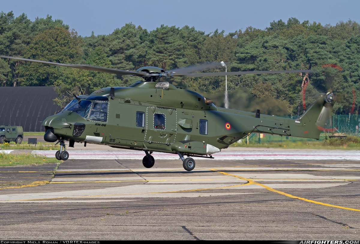 Belgium - Air Force NHI NH-90TTH RN06 at Kleine Brogel (EBBL), Belgium