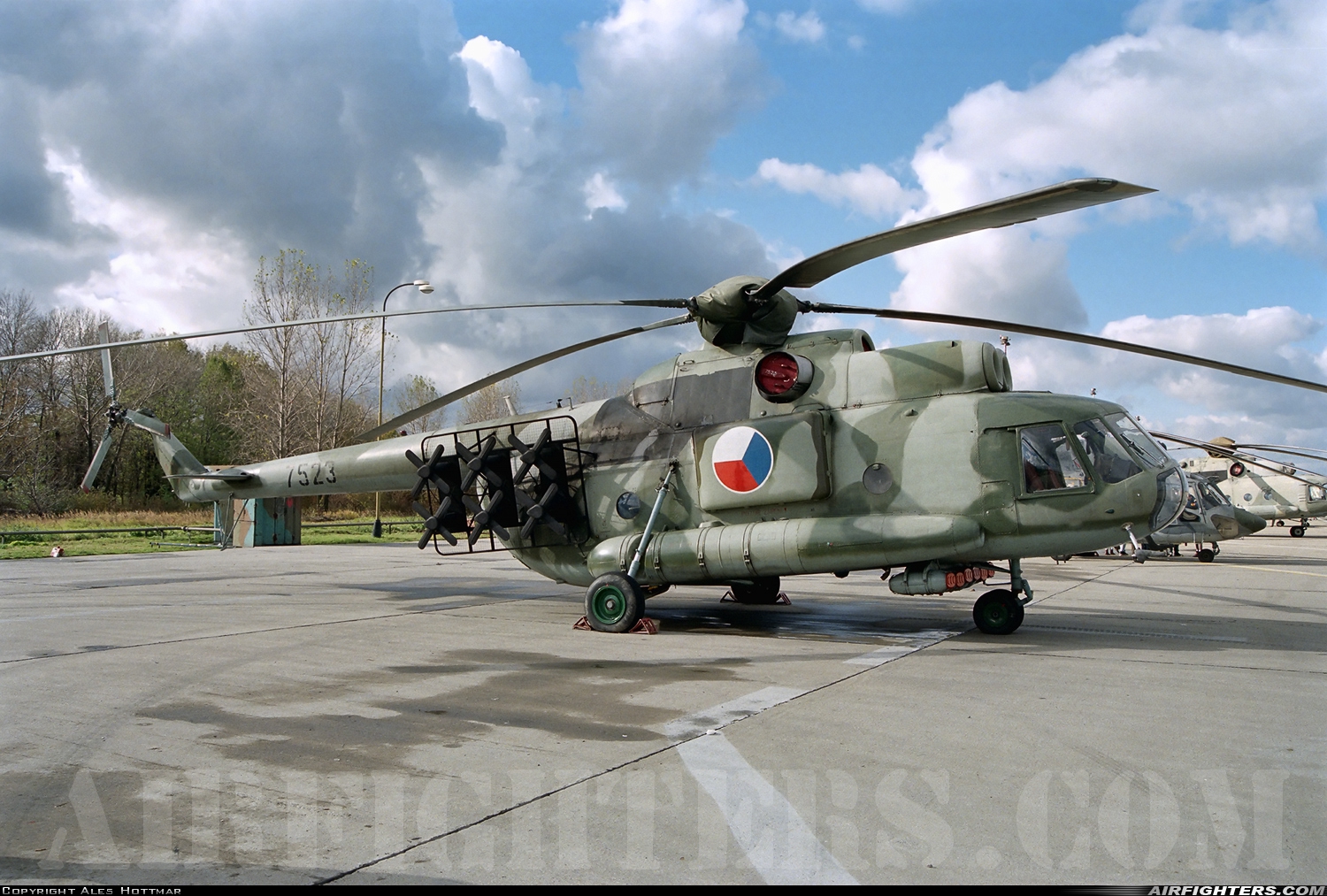 Czech Republic - Air Force Mil Mi-8PPA 7523 at Prerov (PRV / LKPO), Czech Republic