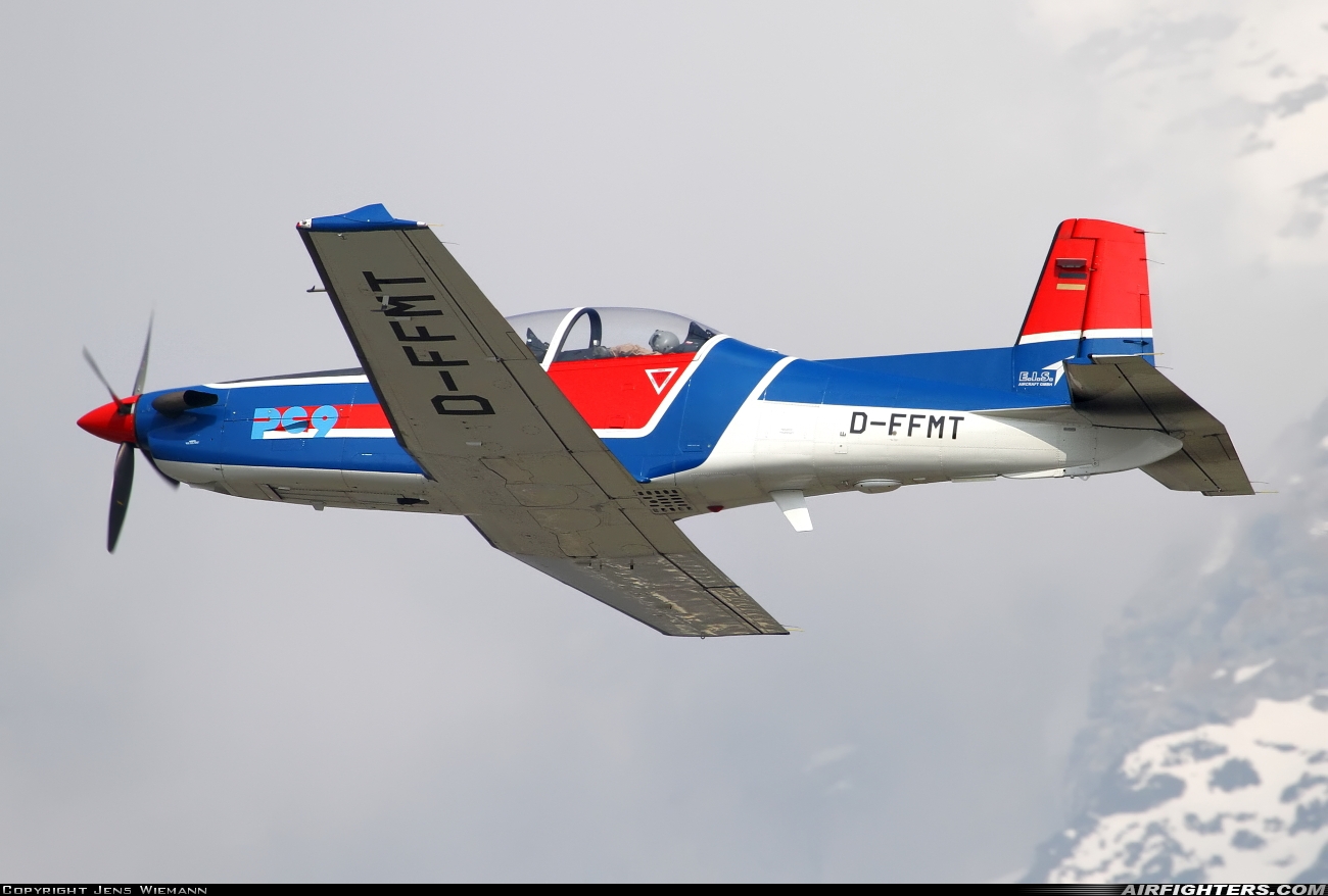 Company Owned - E.I.S. Aircraft GmbH Pilatus PC-9B D-FFMT at Innsbruck - Kranebitten (INN / LOWI), Austria