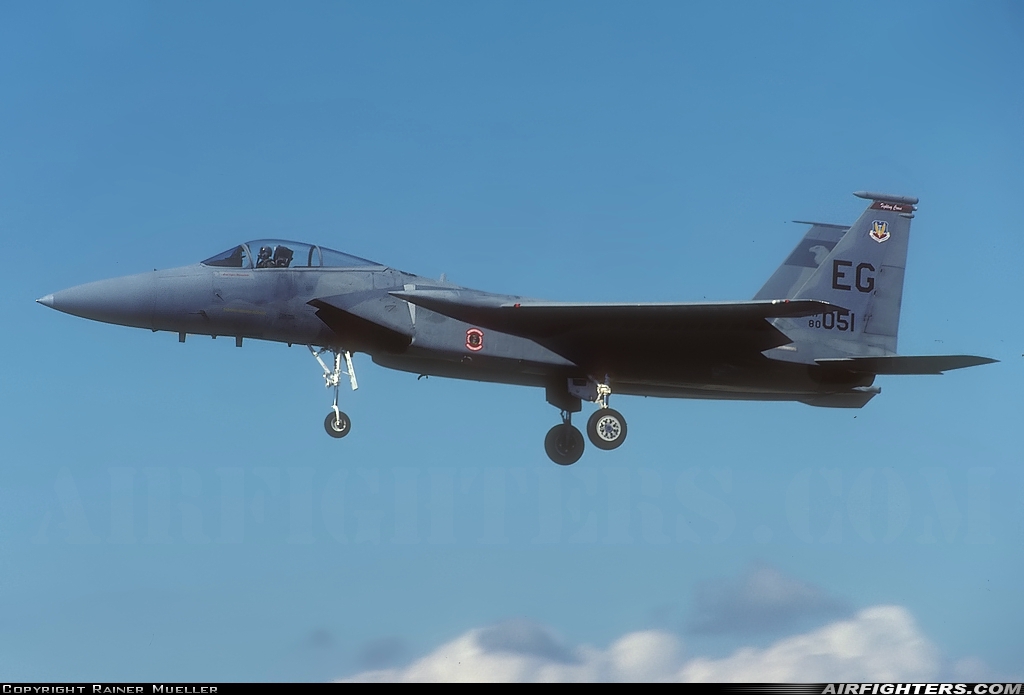 USA - Air Force McDonnell Douglas F-15C Eagle 80-0051 at Klamath Falls - Kingsley Field (LMT / KLMT), USA