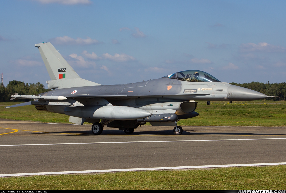 Portugal - Air Force General Dynamics F-16AM Fighting Falcon 15122 at Kleine Brogel (EBBL), Belgium