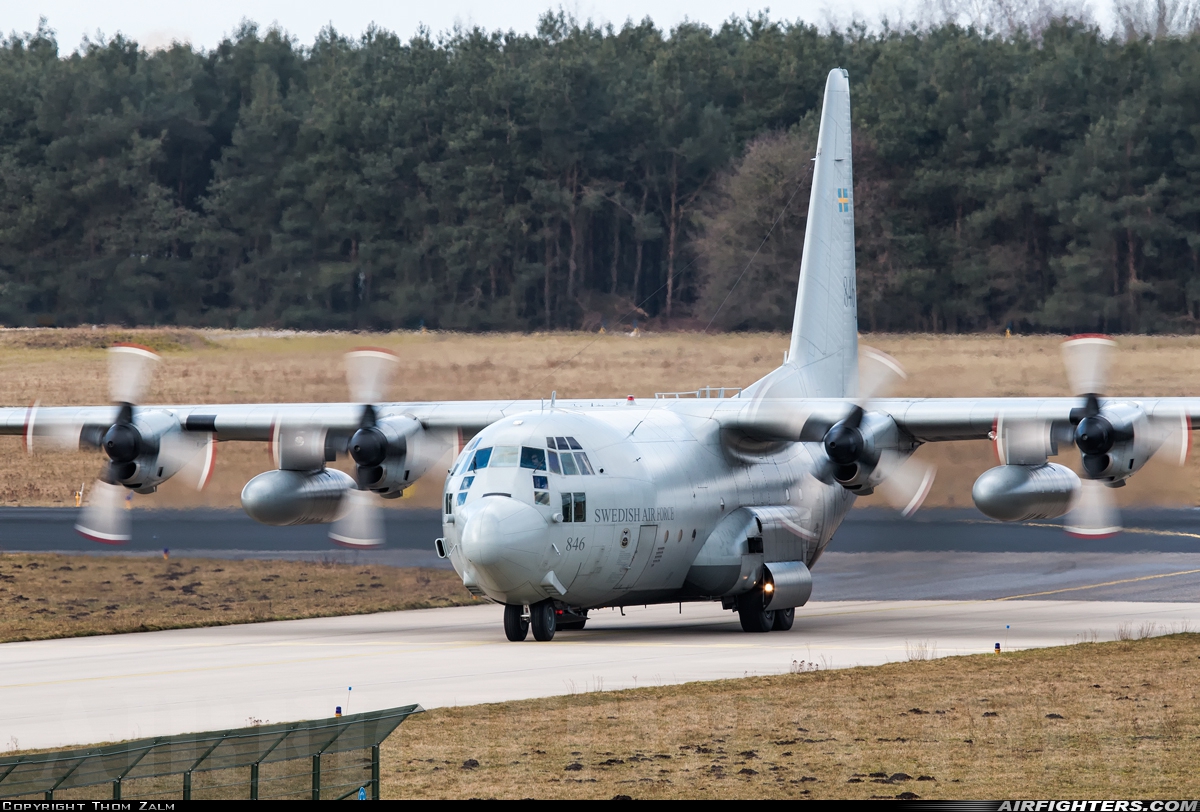 Sweden - Air Force Lockheed Tp-84 Hercules (C-130H / L-382) 84006 at Eindhoven (- Welschap) (EIN / EHEH), Netherlands
