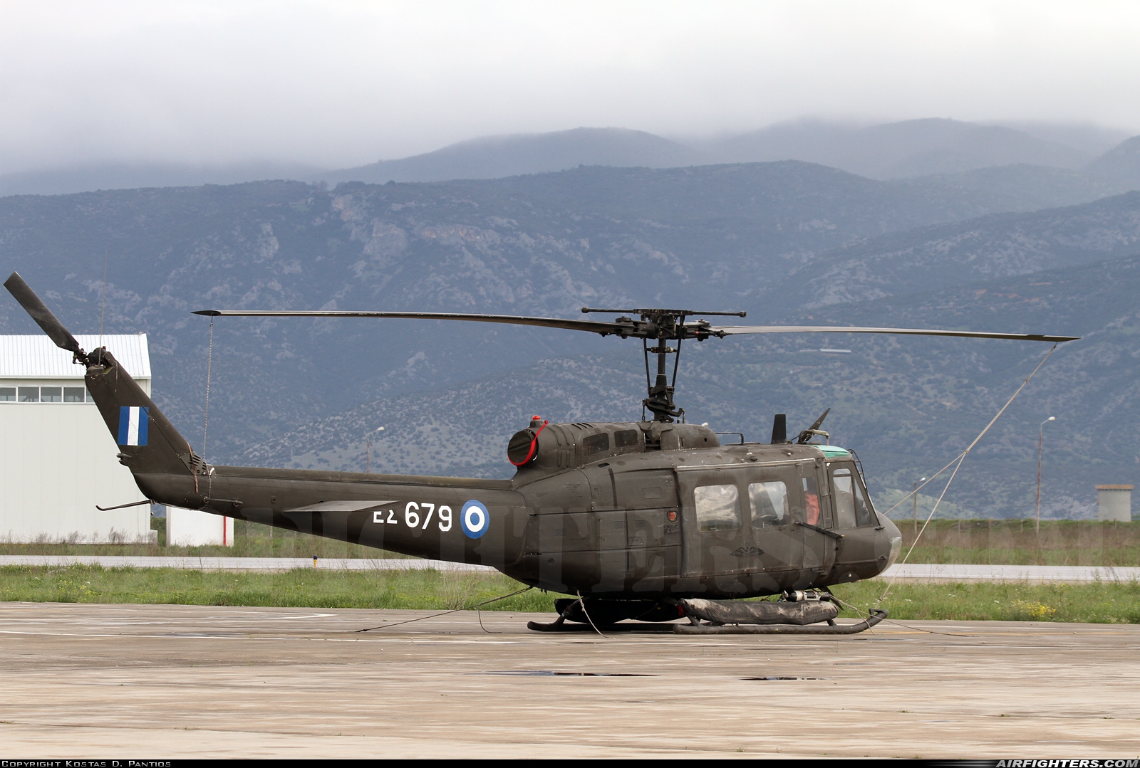 Greece - Army Bell UH-1H Iroquois (205) ES679 at Stefanovikion (LGSV), Greece