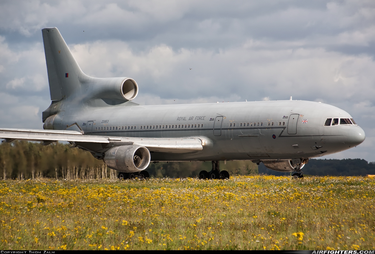 UK - Air Force Lockheed L-1011-385-3 TriStar KC1 (500) ZD953 at Eindhoven (- Welschap) (EIN / EHEH), Netherlands