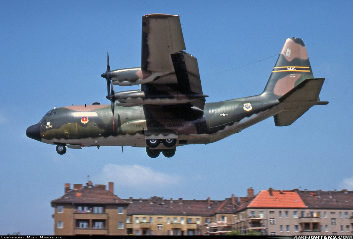 USA - Air Force Lockheed C-130E Hercules (L-382) 70-1274 at Berlin - Tempelhof (THF / EDDI), Germany