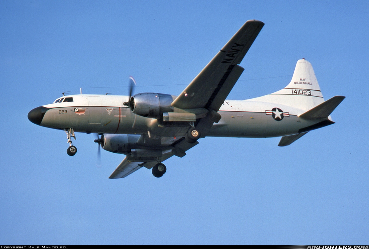 USA - Navy Convair C-131F 141023 at Berlin - Tempelhof (THF / EDDI), Germany