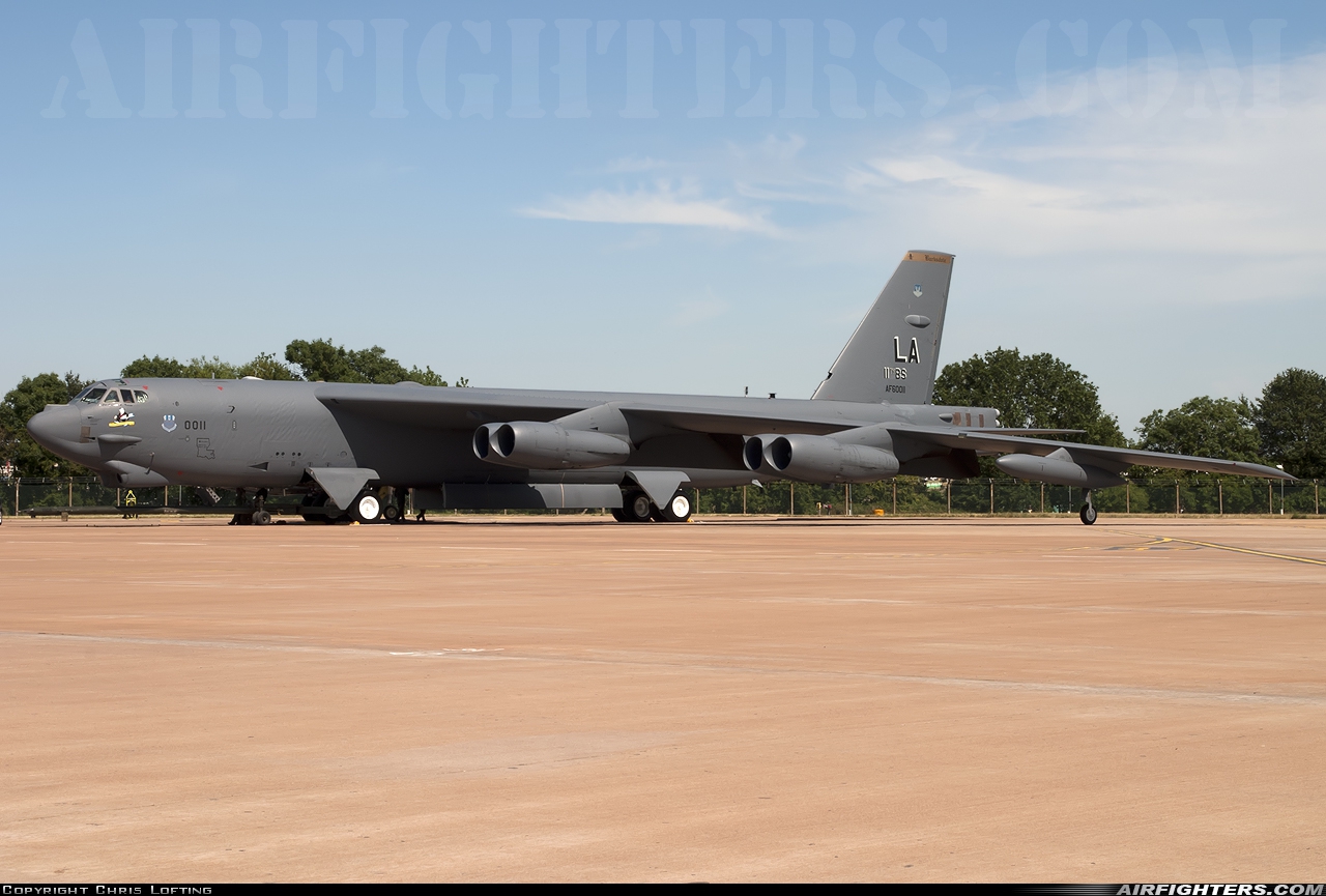 USA - Air Force Boeing B-52H Stratofortress 60-0011 at Fairford (FFD / EGVA), UK