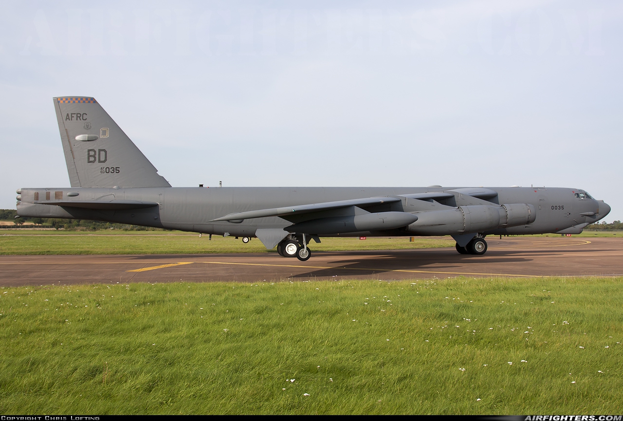 USA - Air Force Boeing B-52H Stratofortress 60-0035 at Fairford (FFD / EGVA), UK