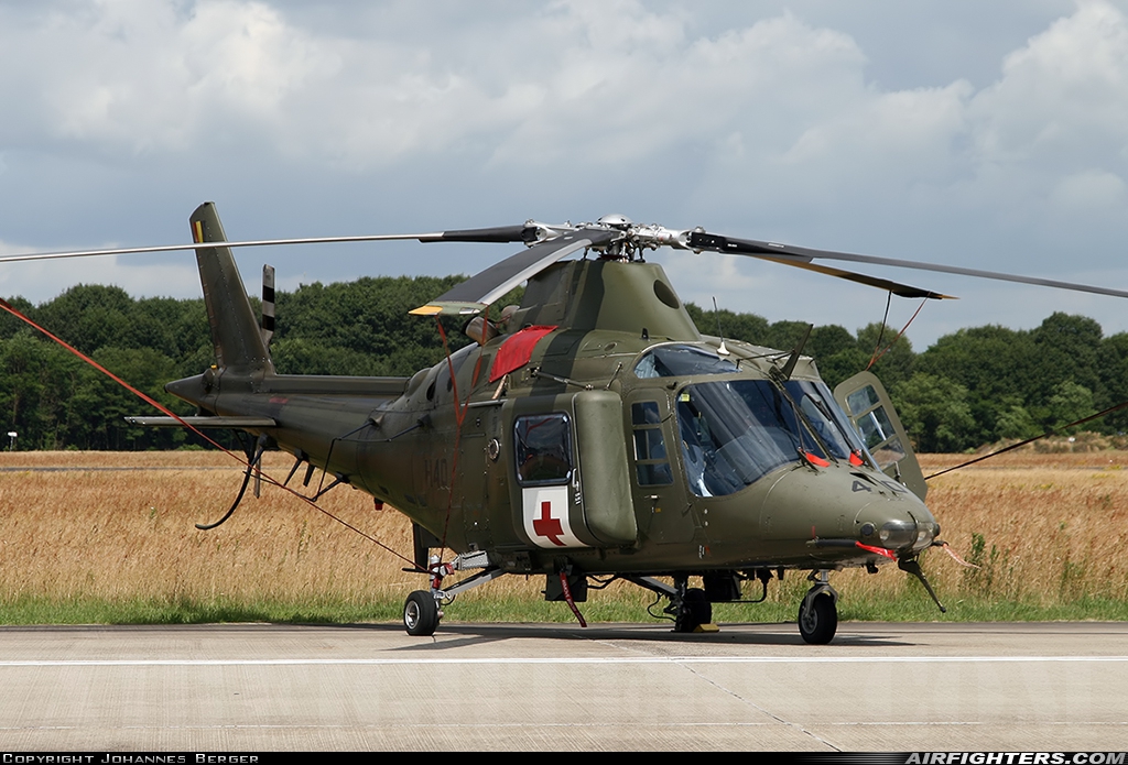 Belgium - Army Agusta A-109HA (A-109BA) H40 at Uden - Volkel (UDE / EHVK), Netherlands