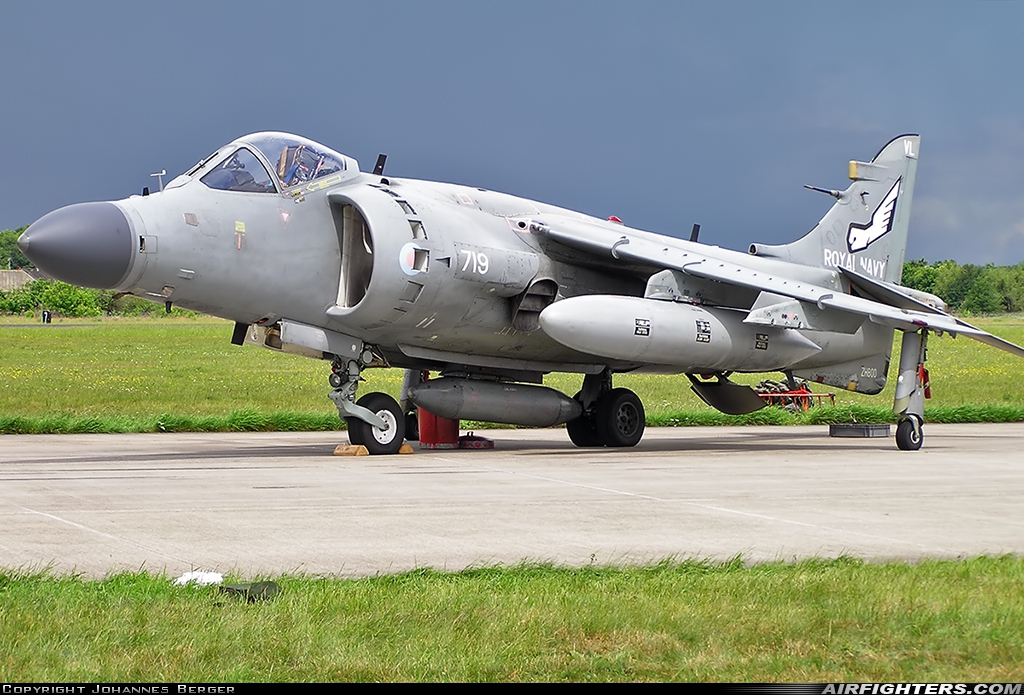 UK - Navy British Aerospace Sea Harrier FA.2 ZH800 at Uden - Volkel (UDE / EHVK), Netherlands