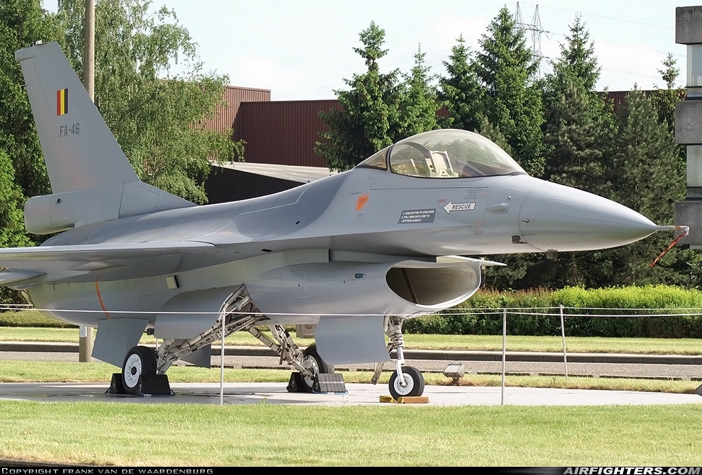 Belgium - Air Force General Dynamics F-16AM Fighting Falcon FA-46 at Off-Airport - Milmort, Belgium