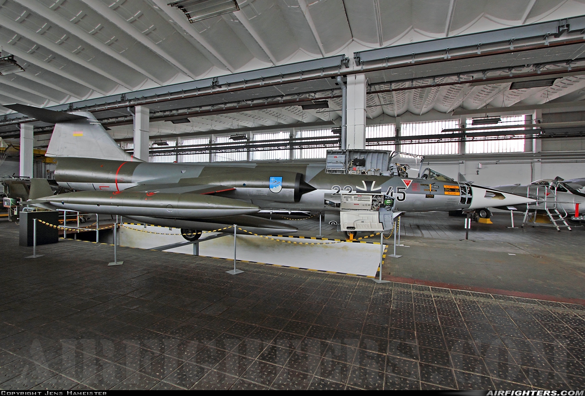 Germany - Air Force Lockheed F-104G Starfighter 22+45 at Off-Airport - Wernigerode, Germany