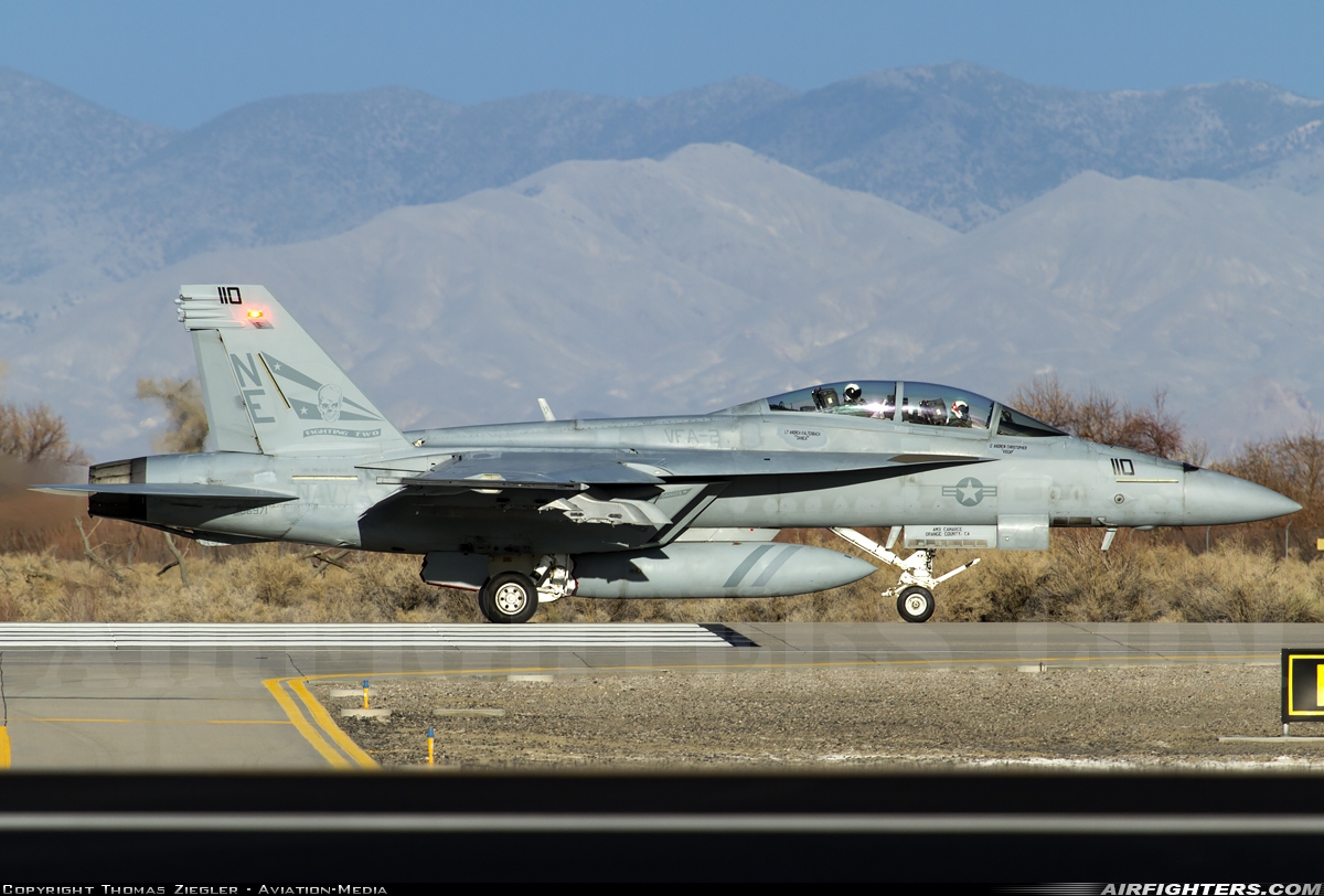 USA - Navy Boeing F/A-18F Super Hornet 166971 at Fallon - Fallon NAS (NFL / KNFL), USA