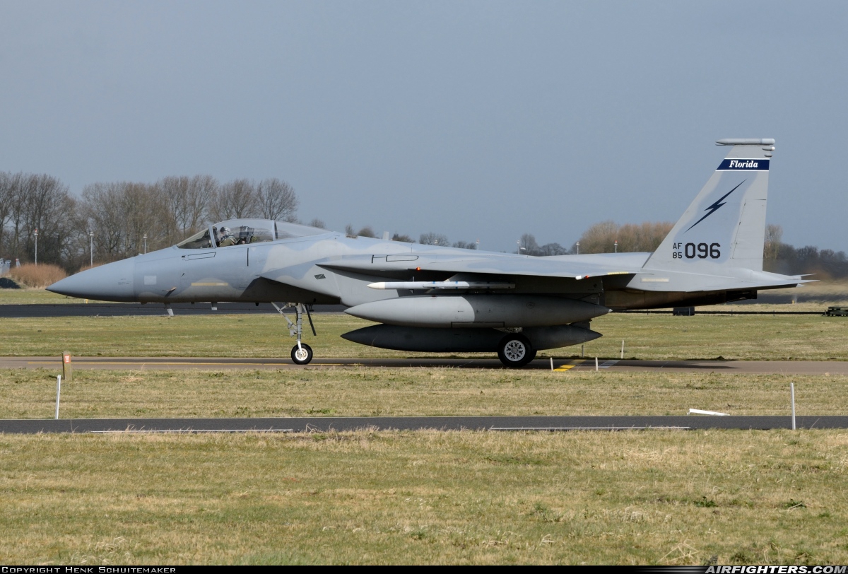 USA - Air Force McDonnell Douglas F-15C Eagle 85-0096 at Leeuwarden (LWR / EHLW), Netherlands