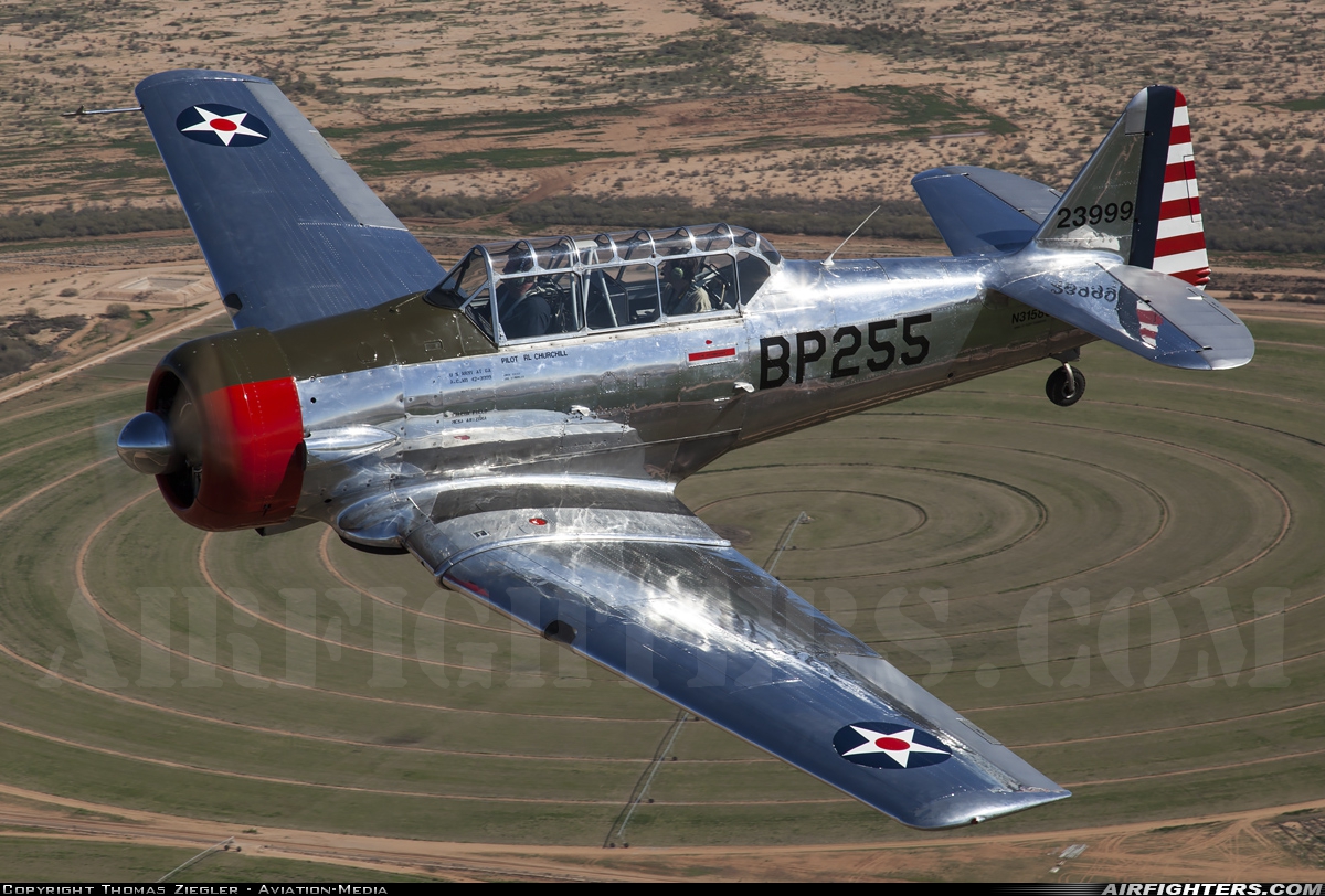 Private - Commemorative Air Force North American AT-6G Texan N3158G at In Flight, USA