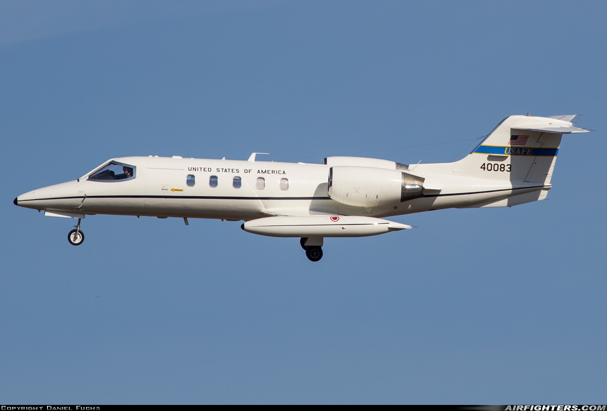 USA - Air Force Learjet C-21A 84-0083 at Ramstein (- Landstuhl) (RMS / ETAR), Germany