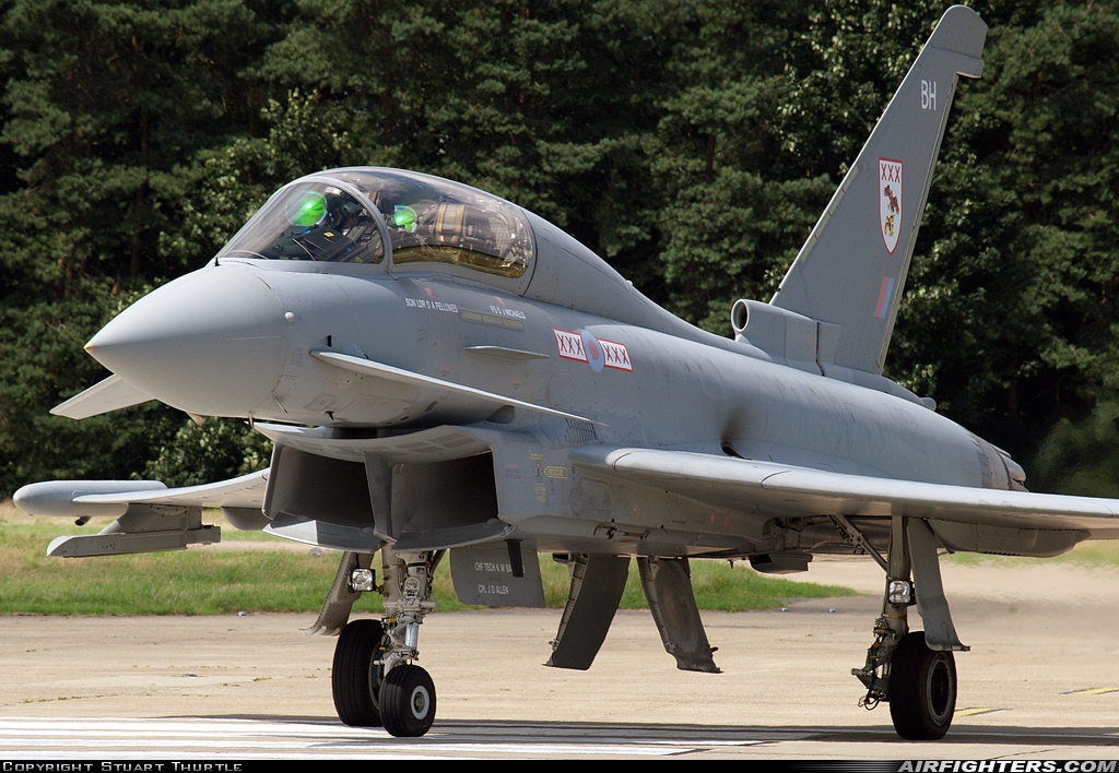 UK - Air Force Eurofighter Typhoon T1 ZJ809 at Coltishall (CLF / EGYC), UK