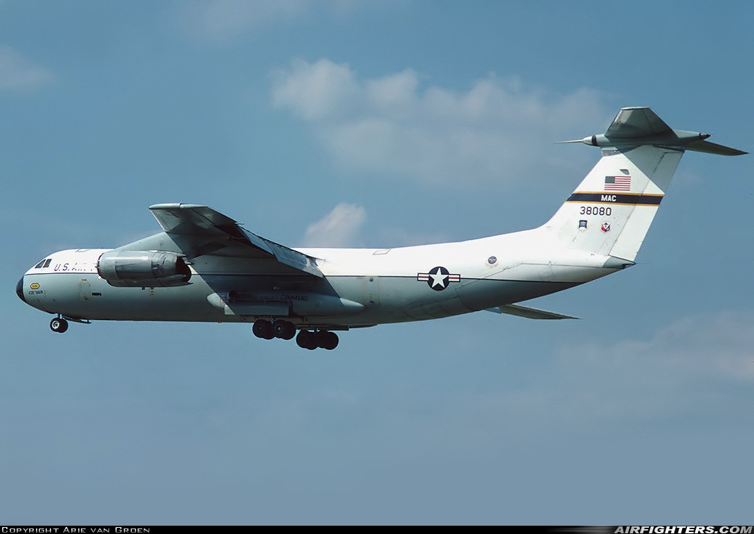 USA - Air Force Lockheed C-141A Starlifter 63-8080 at Mildenhall (MHZ / GXH / EGUN), UK