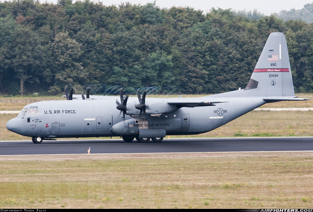 USA - Air Force Lockheed Martin C-130J-30 Hercules (L-382) 02-1434 at Eindhoven (- Welschap) (EIN / EHEH), Netherlands