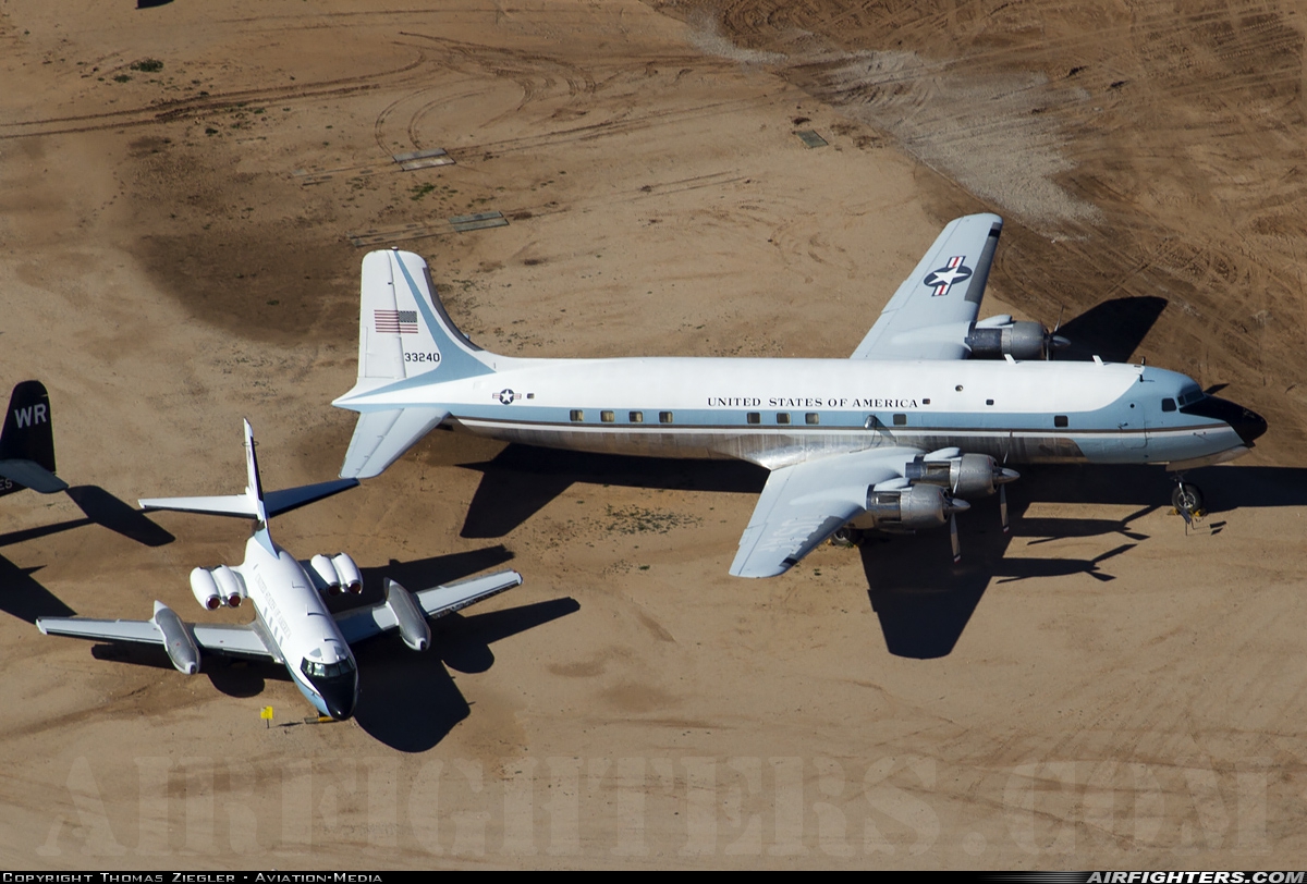 USA - Air Force Douglas VC-118A Liftmaster (DC-6A) 53-3240 at Tucson - Pima Air and Space Museum, USA
