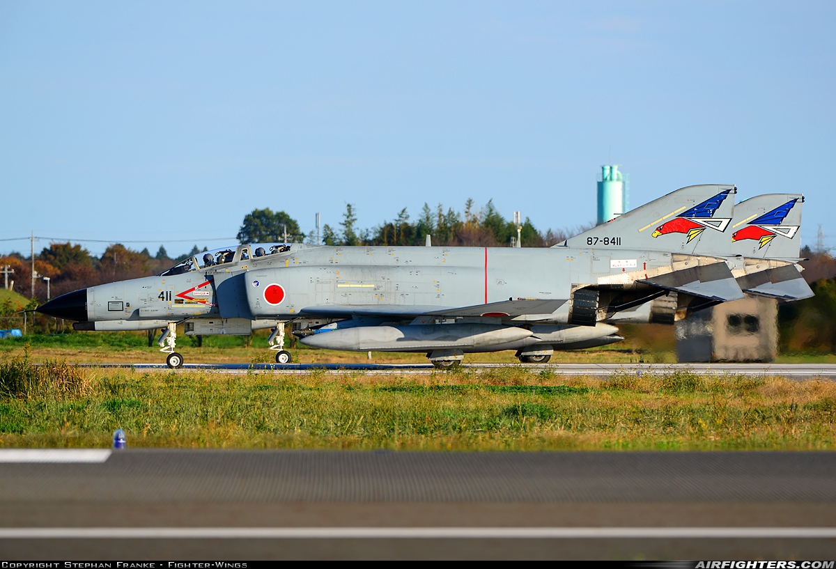 Japan - Air Force McDonnell Douglas F-4EJ-KAI Phantom II 87-8411 at Hyakuri (RJAH), Japan