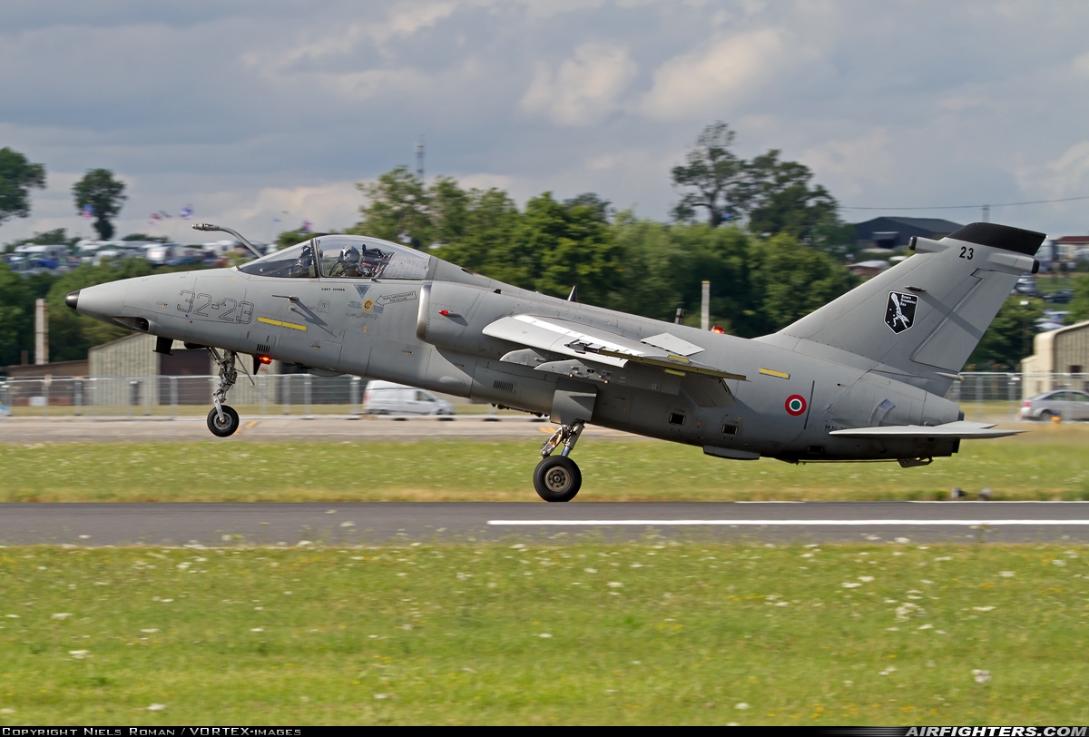 Italy - Air Force AMX International AMX MM7115 at Fairford (FFD / EGVA), UK