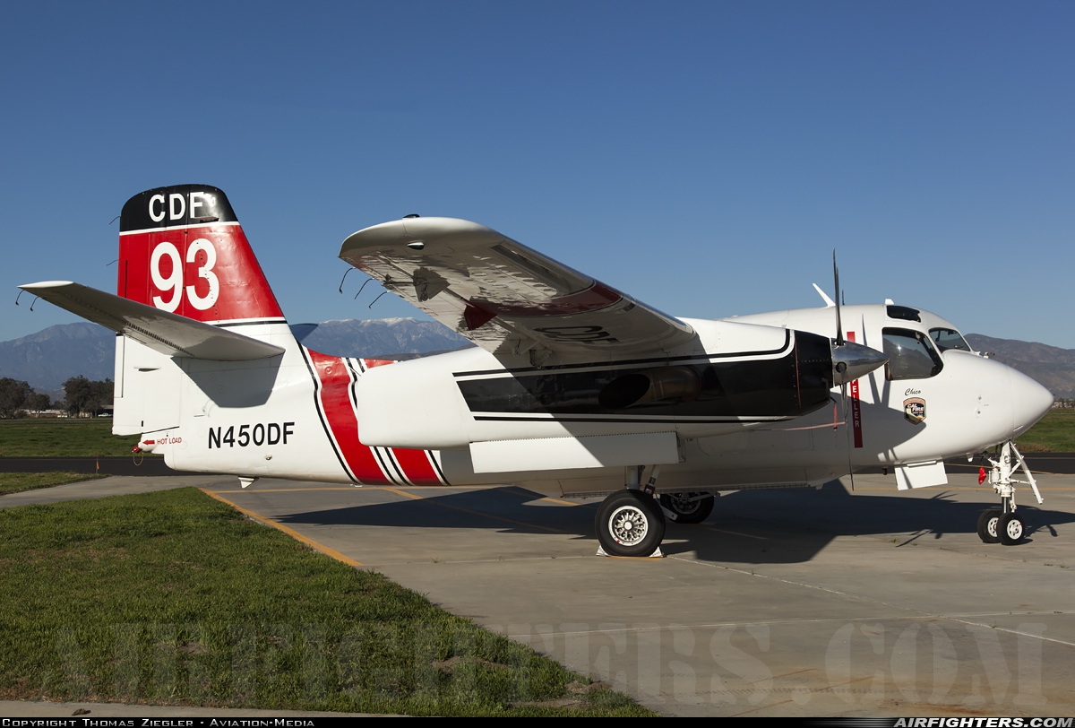 USA - United States Forest Service Grumman S-2F3AT Turbo Tracker (G-121) N450DF at Hemet - Hemet-Ryan (HMT), USA