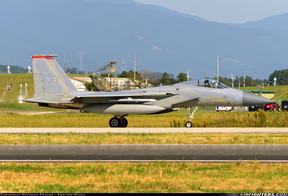 USA - Air Force McDonnell Douglas F-15C Eagle 85-0115 at Nyutabaru (RJFN), Japan