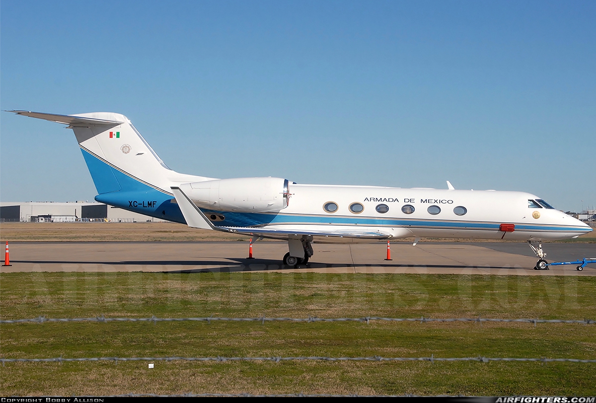 Mexico - Navy Gulfstream Aerospace G-450 (G-IV-SP) XC-LMF at Little Rock National Airport (KLIT), USA