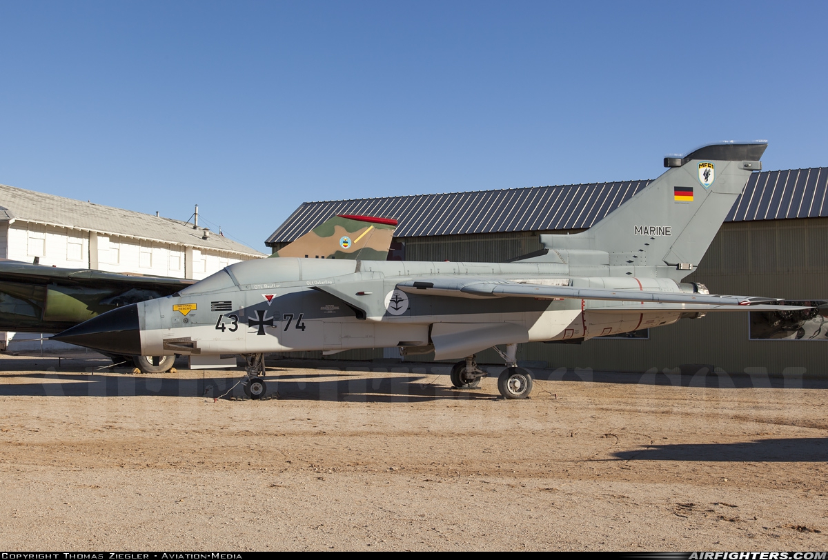 Germany - Navy Panavia Tornado IDS 43+74 at Tucson - Pima Air and Space Museum, USA