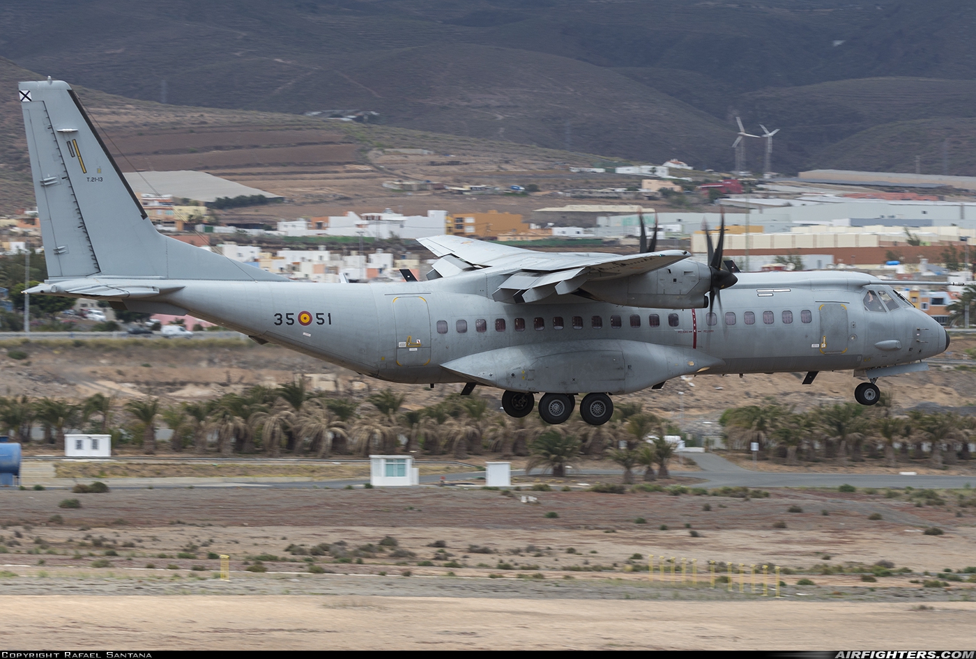 Spain - Air Force CASA C-295M T.21-13 at Gran Canaria (- Las Palmas / Gando) (LPA / GCLP), Spain