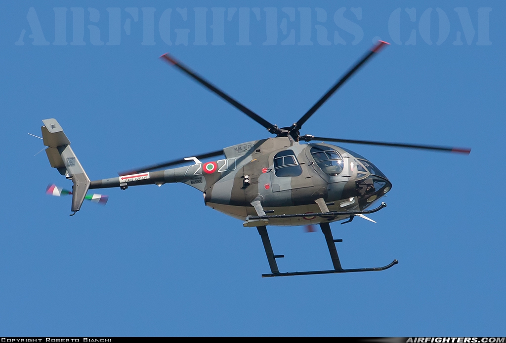 Italy - Air Force Nardi-Hughes NH.500E MM81283 at Verona - Villafranca (Valerio Catullo) (VRN / LIPX), Italy