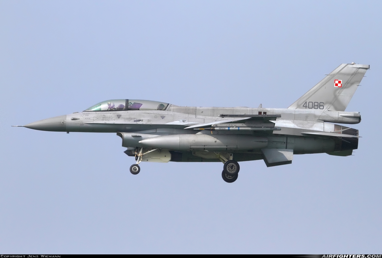 Poland - Air Force General Dynamics F-16D Fighting Falcon 4086 at Leeuwarden (LWR / EHLW), Netherlands