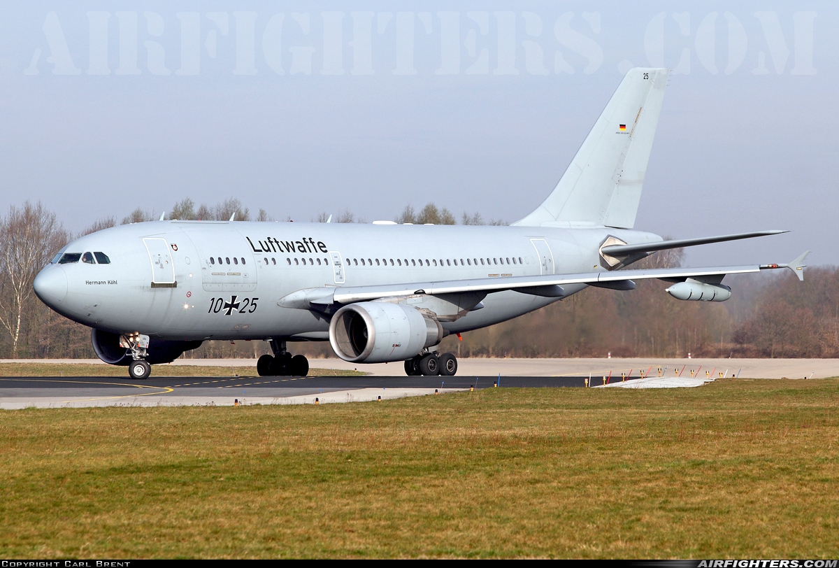 Germany - Air Force Airbus A310-304MRTT 10+25 at Eindhoven (- Welschap) (EIN / EHEH), Netherlands