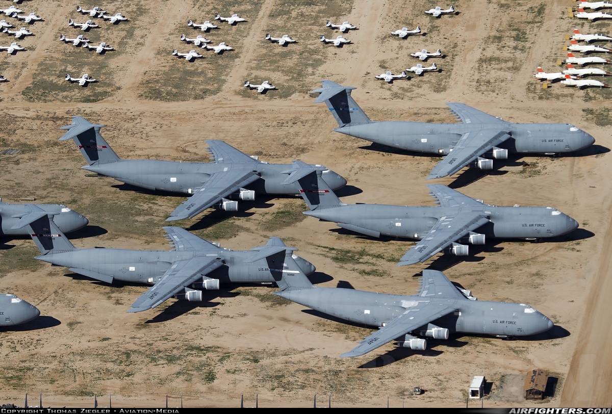 USA - Air Force Lockheed C-5A Galaxy (L-500) 70-0464 at Tucson - Davis-Monthan AFB (DMA / KDMA), USA
